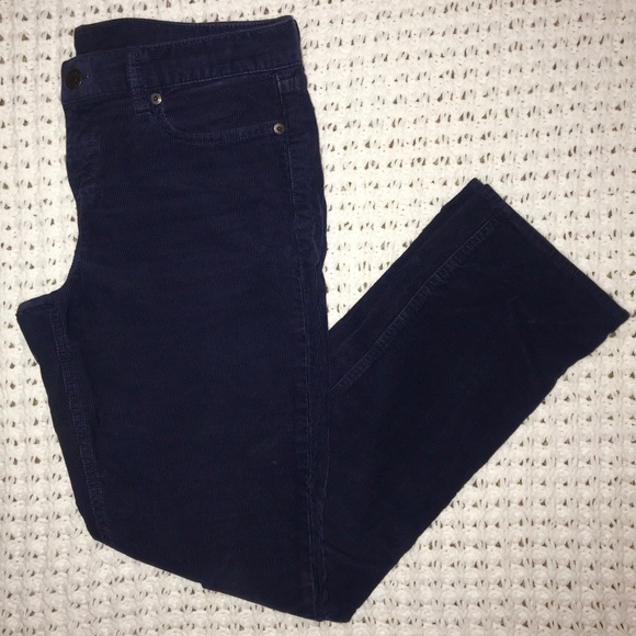 J. CREW Navy Corduroy Pants - Picture 1 of 4